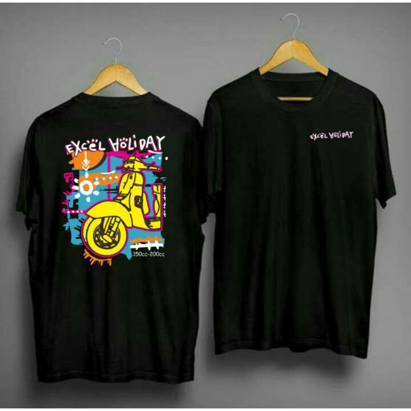 Kaos vespa excel holiday #06