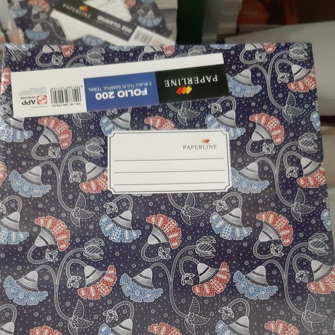 

buku hard cover paperline folio 200
