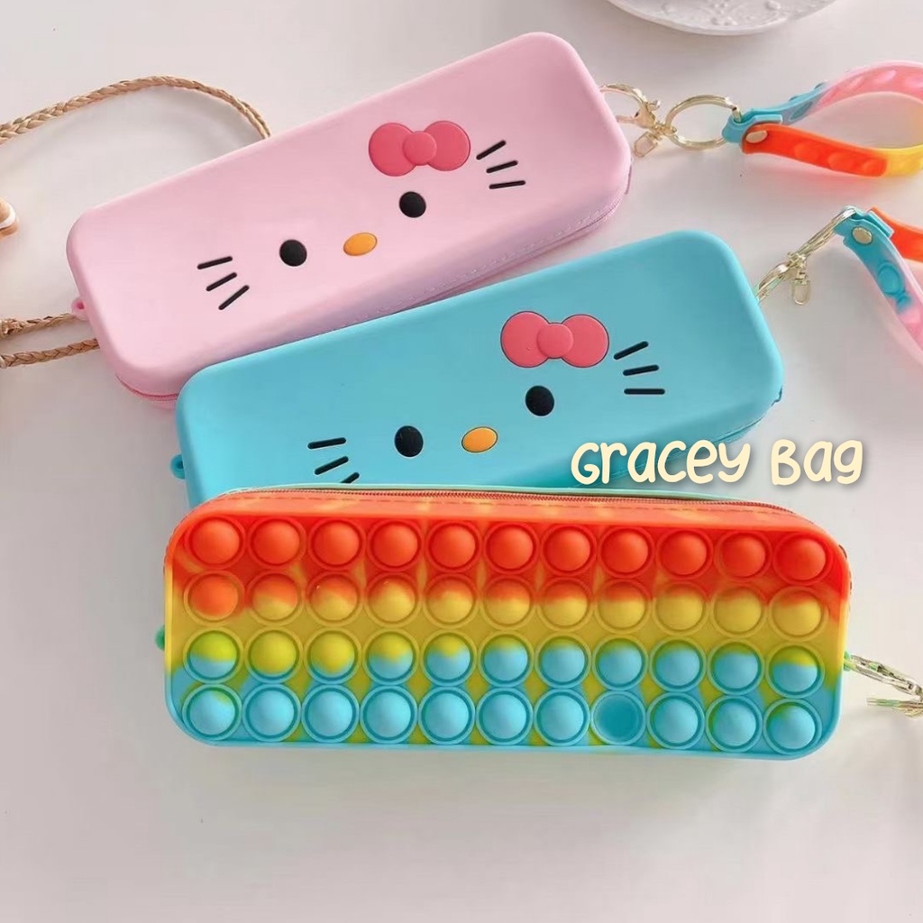 Tempat Pensil Pop It / Pencil Case Pop It Impor