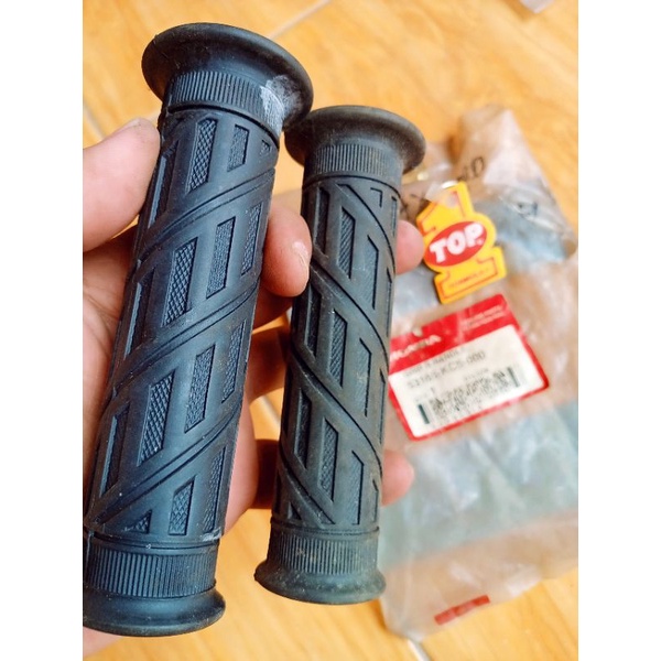 Karet Stang Stir Handspat Handgrip set kanan kiri Honda Win Win100 GL100 GL125 GL Pro Max Original A