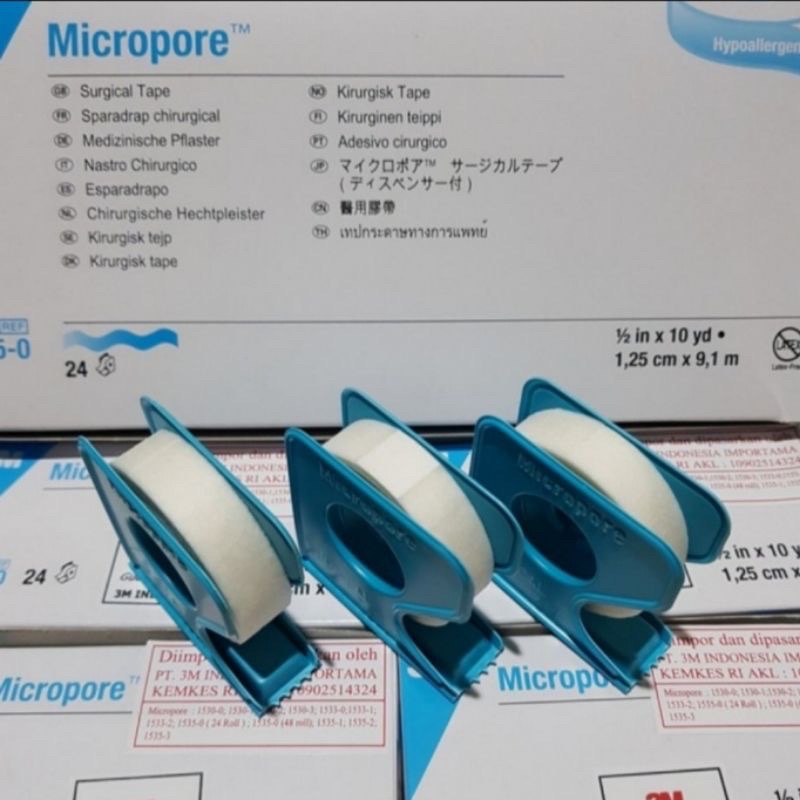 plester micropore 3M 1 box