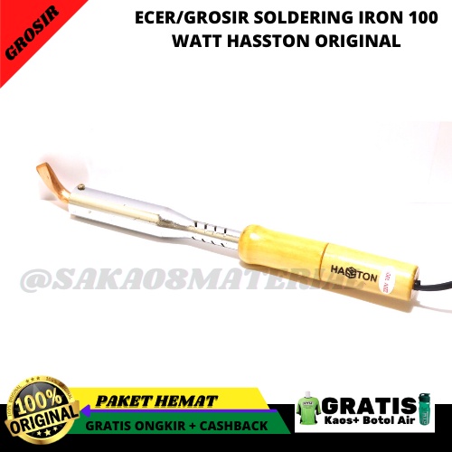 Hasston Solder Patri 100 Watt Tipe 3890-100 Original Terbaru / Solder Listrik / Solder Listrik Gagan