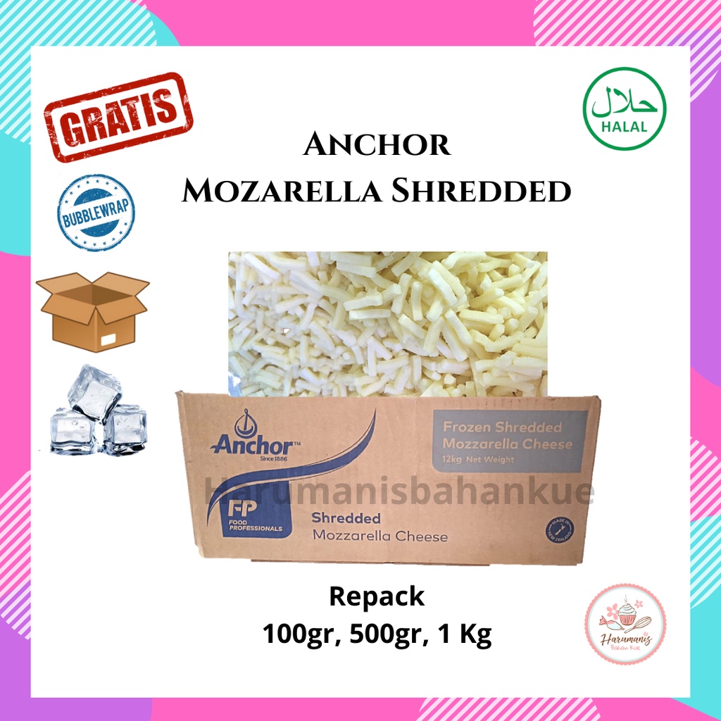 

Keju Anchor Shredded Mozarella Parut 100gr