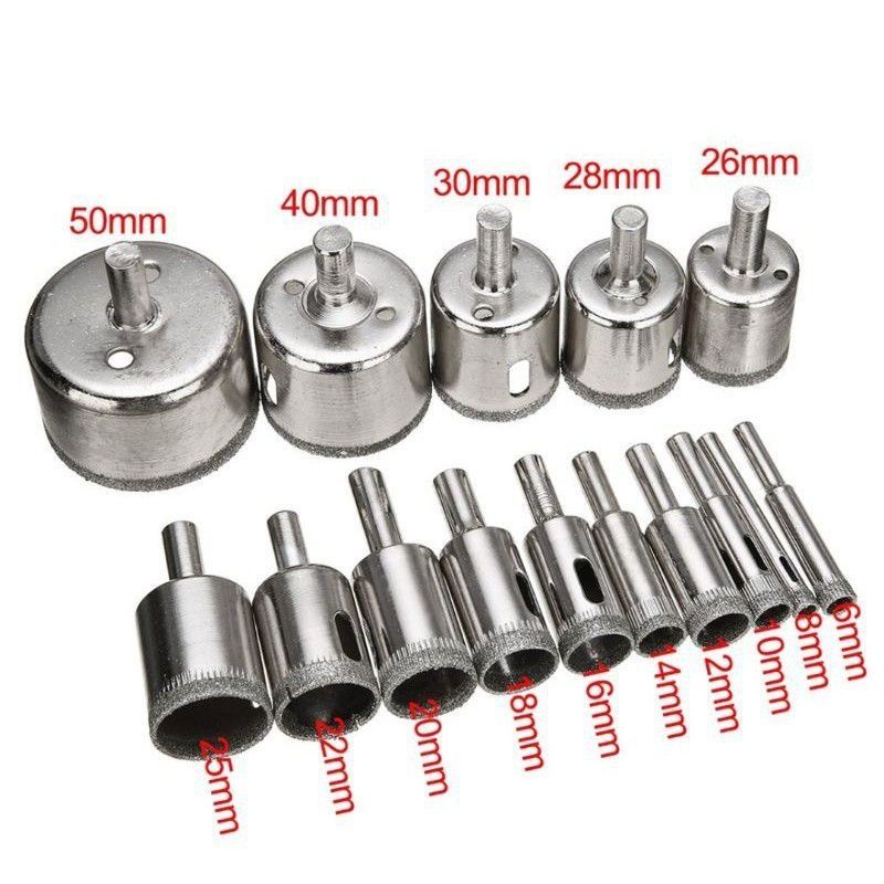 MATA BOR DIAMOND COATED HOLE SAW 1 SET 15PCS