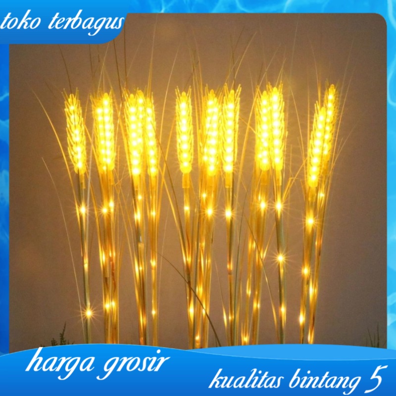 Lampu Hias Model Padi Gandum Cantik Warm White 1Set 10pcs Awet Super Terang