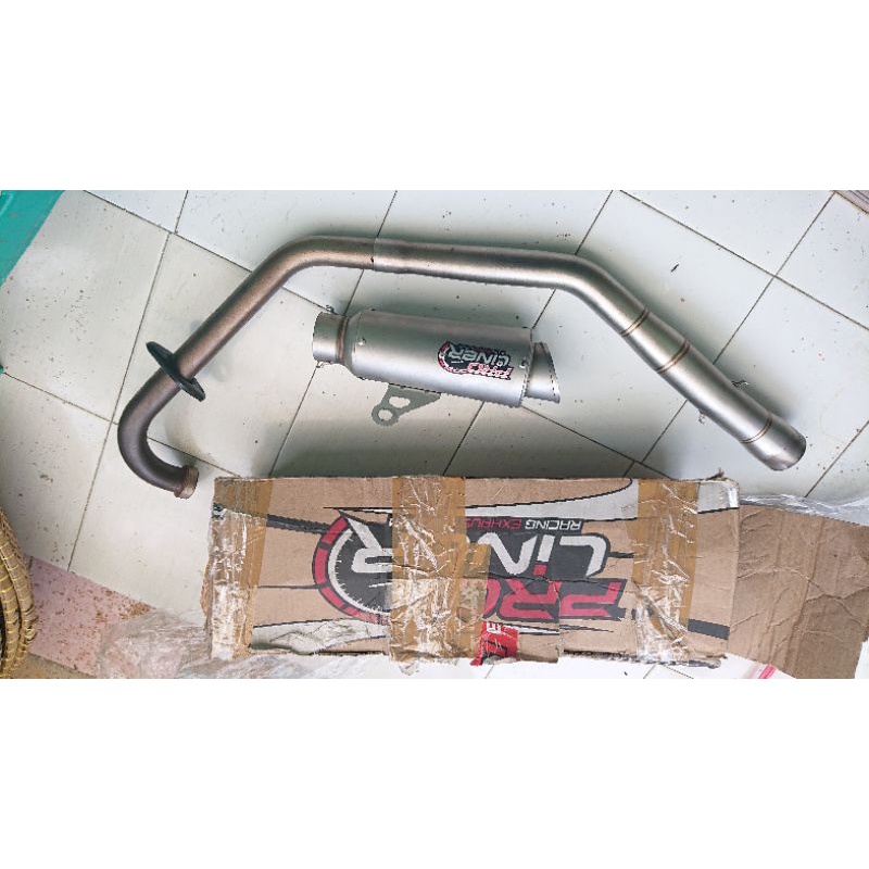 Knalpot proliner full system ori BEKAS