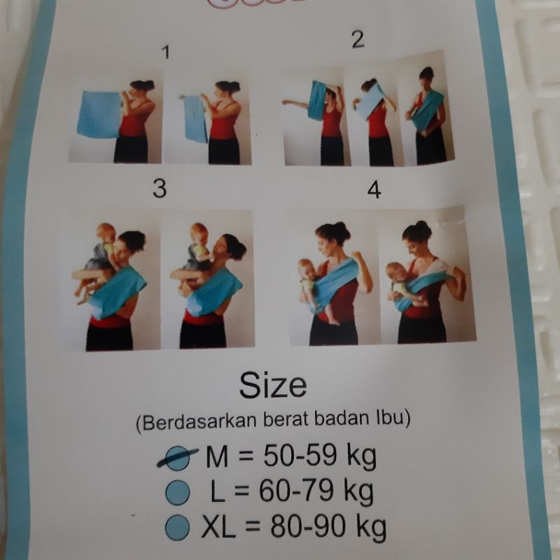 Gendongan Bayi Geos Okiyo