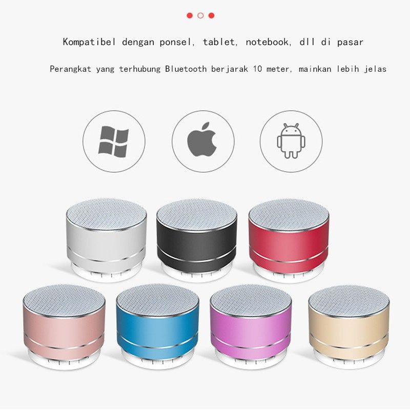 Speaker Bluetooth Mini A10 USB Memori