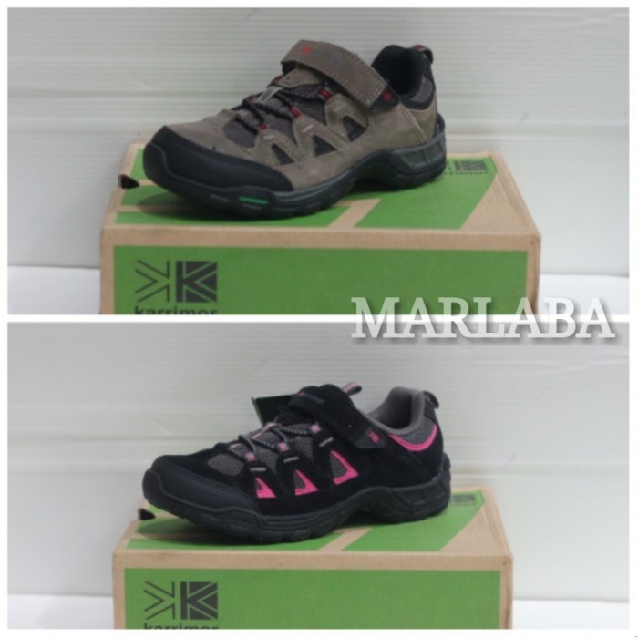 Sepatu Karrimor Summit Child Dynagrip Original - BLACK PINK 28