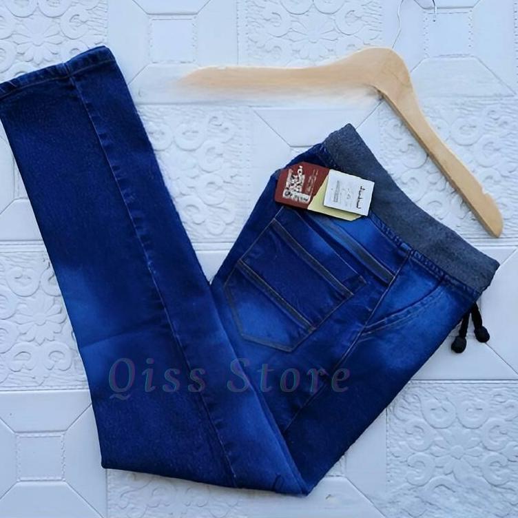 Langsung Order CELANA JEANS PANJANG PRIA SLIMFIT PINGGANG KARET | CELANA JEANS PRIA PINGGANG KARET/J