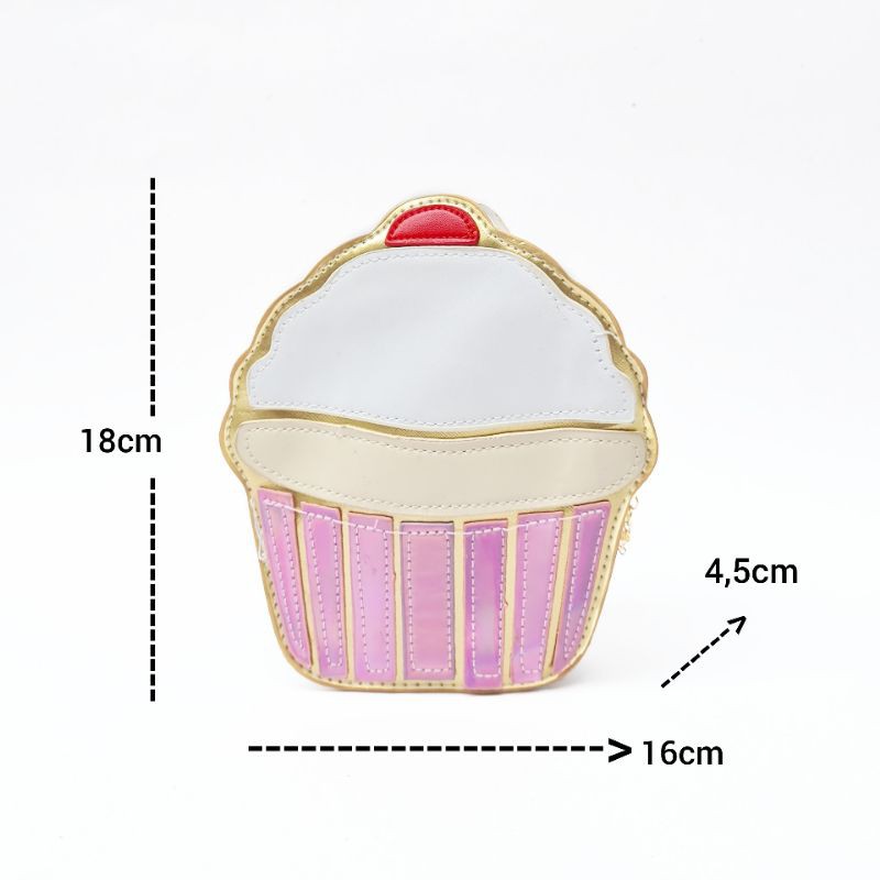 TW1907 Tas Wanita Cupcake Unik Lucu Selempang Remaja Modis