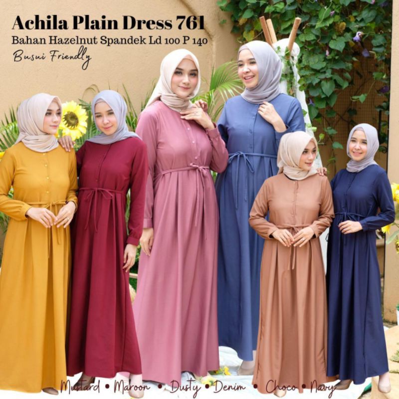 ACHILLA PLAIN DRESS