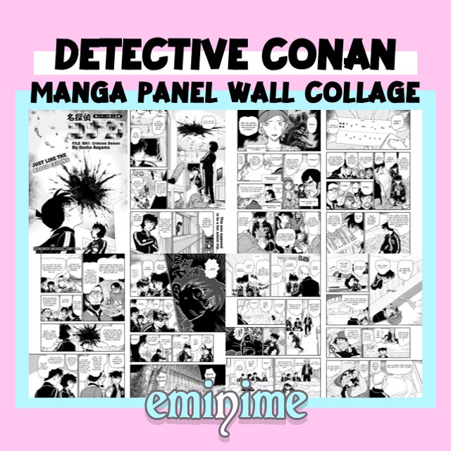 Jual POSTER MANGA DETECTIVE CONAN - Anime Wall Decor Panel Komik ...