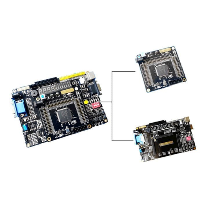 Xilinx Spartan-6 FPGA Development Board XC6SLX9 ADC AD dan DA DAC AB06