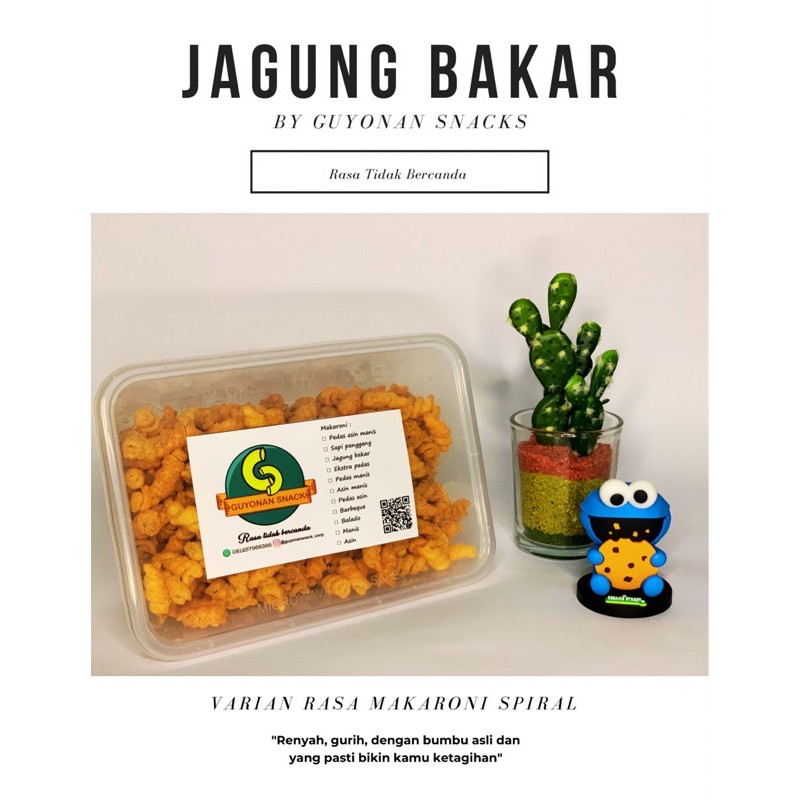 

makaroni spiral rasa jagung bakar