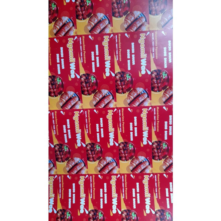 

Stiker cromo, vynyl