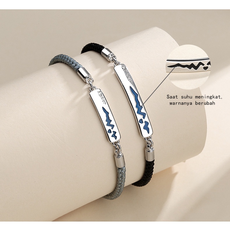 Gelang couple - EKG  gelang termokromik Gelang Nice to meet you  Original Arctic Deer