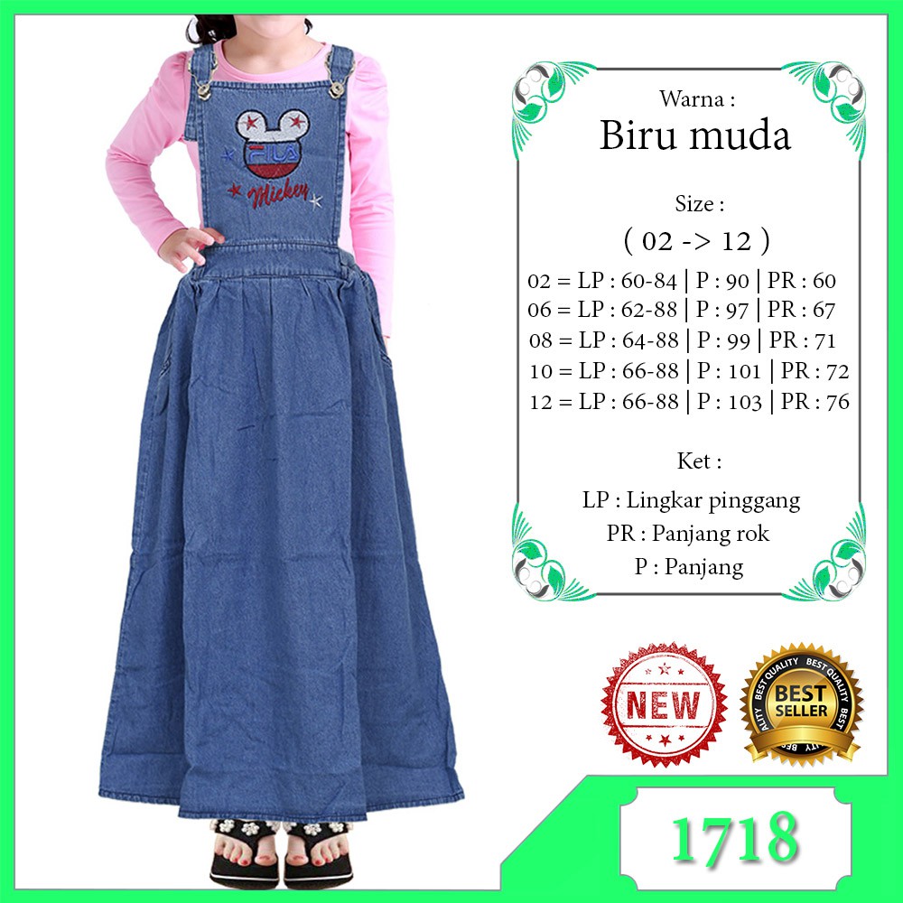 Jumpsuit Anak Overall Jeans Anak Perempuan Shopee Indonesia