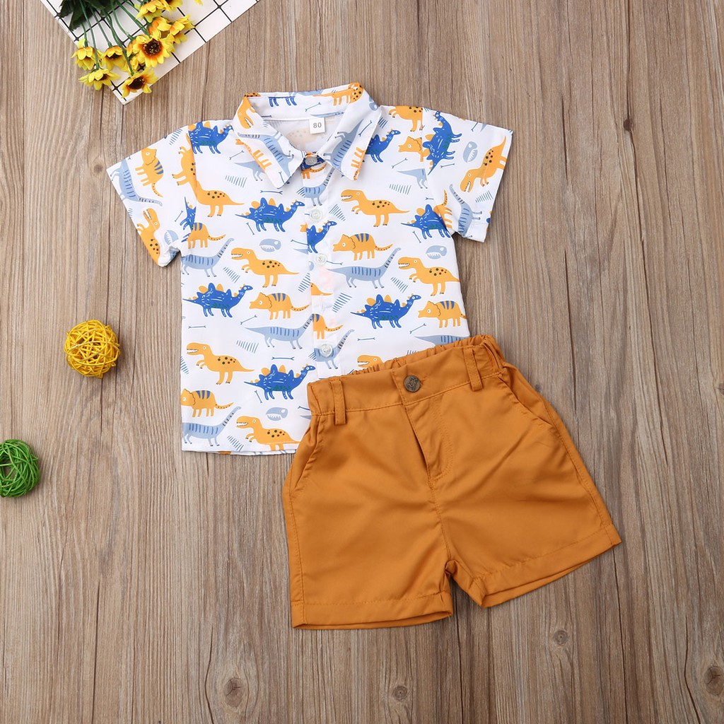 Setelan Kaos Polo Bayi Laki laki Lengan Pendek Gambar Setelan Kaos Polo Bayi Laki laki Lengan Pendek Gambar