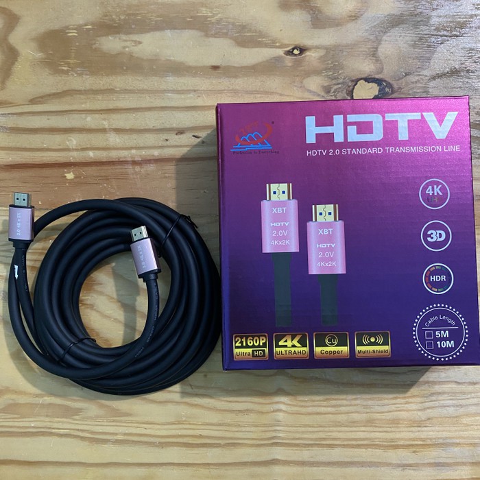 Kabel HDTV 3M Male V.2.0 4K - CABLE HDTV 3 Meter 4K High Speed 2.0 Versi