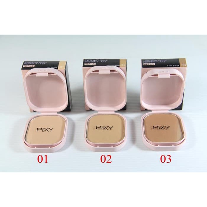 PIXY Perfect LAST Two Way Cake 9g SPF 30 | bedak padat TWC refill fullsize by EWA Grosir