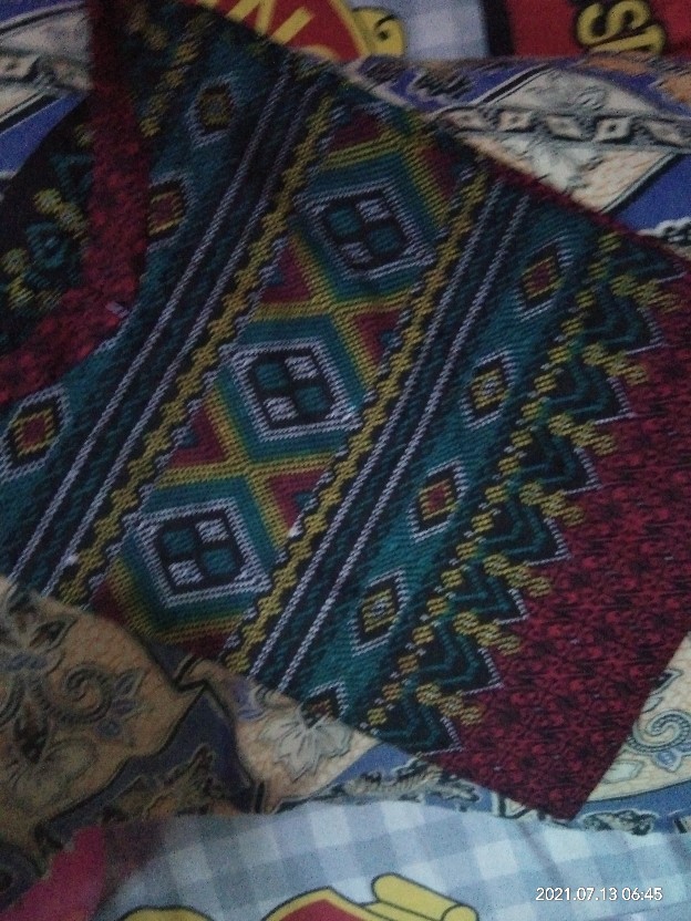 Trolis Grosir Batik Blouse Wanita Atasan Cewek Goe Orange Coklat Merah Biru Seragam Batik Trolistore