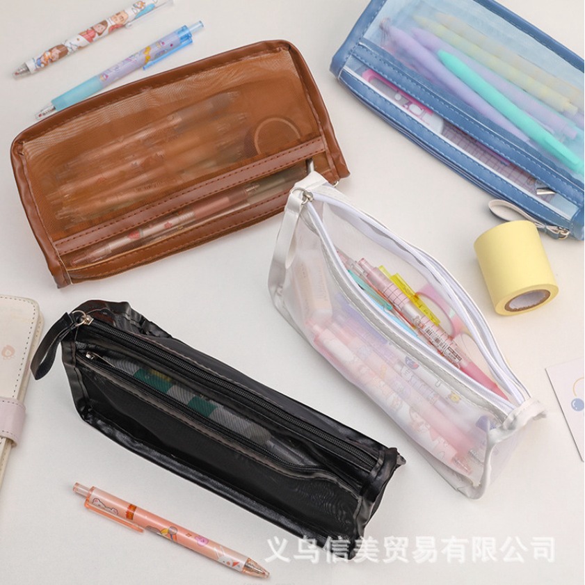 Finom Dorry - Dompet Make Up Pouch String Transparant Modern