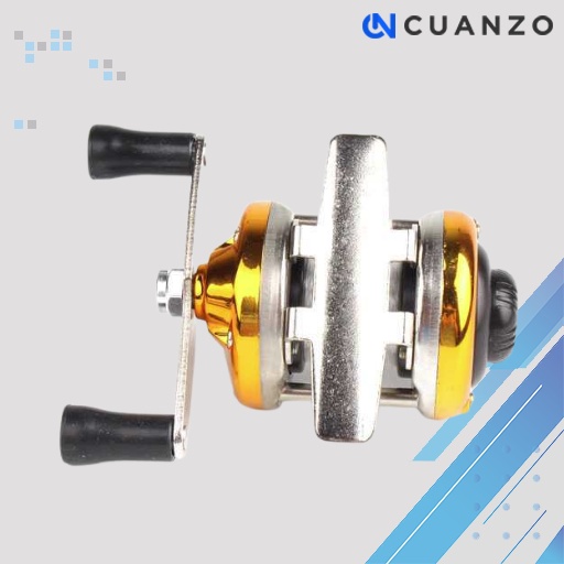 AC100 Series Mini Reel Pancing Fishing Reel 3.0:1 50m / Rell Reel Rel Ril Riil Rill Gulungan Penggulung Kerek Kerekan Katrol Senar Pancing Pancingan Power Handel Power Handle Shimano Daido Daiwa Maguro Mini Ikan Tegek Tegeg Ikan Mas Galatama Casting Murah