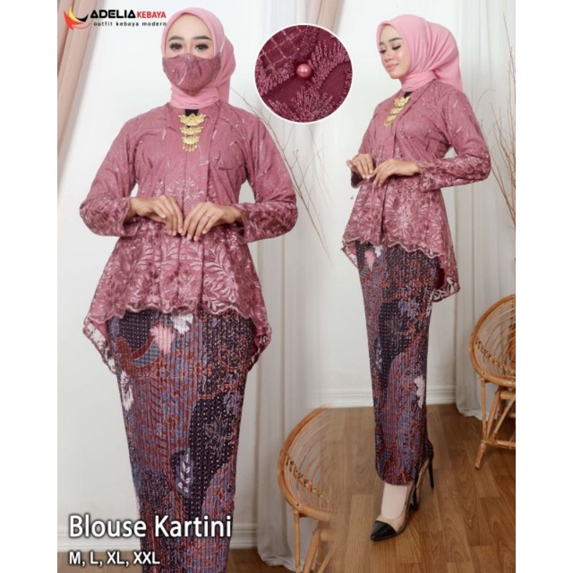 ATASAN KEBAYA BLOUSE KARTINI / KEBAYA MODERN / KEBAYA / BAJU KEBAYA