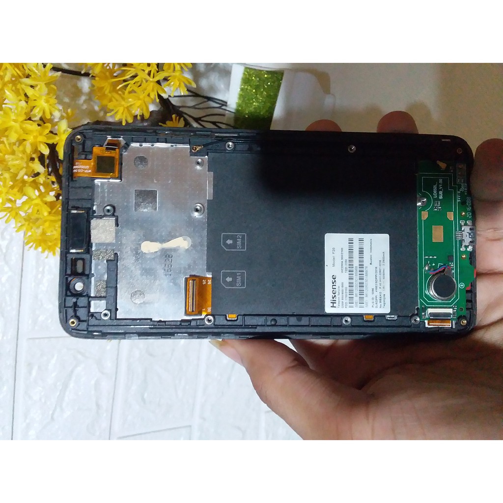 LCD ORIGINAL HISENSE F20 NORMAL SUDAH TEST