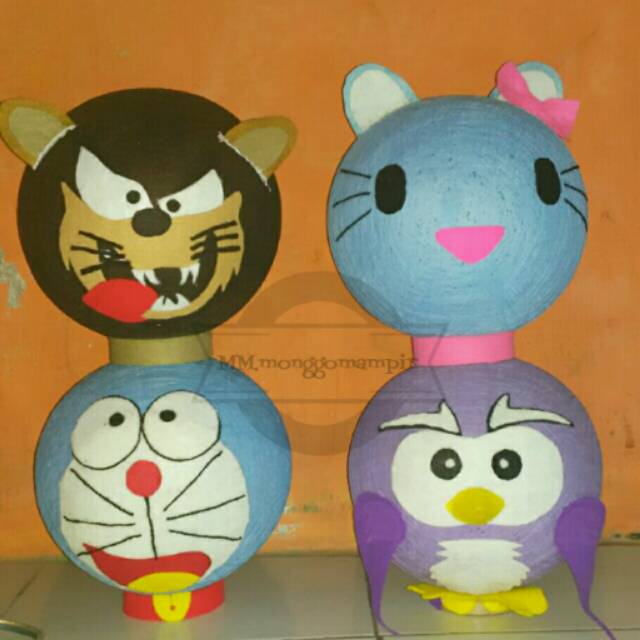 Lampion Benang Karakter