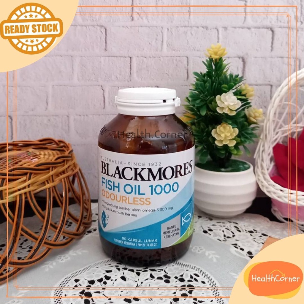 Blackmores Odourless Fish Oil 1000mg 90caps Kalbe