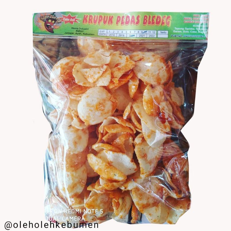 

Krupuk Pedas Bledeg