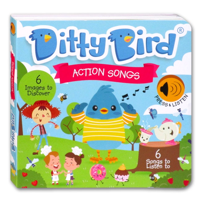 [Ditty Bird] Action Songs Board Book (HA)