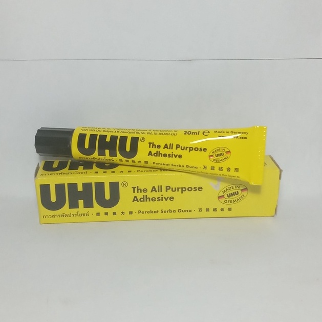 

Lem UHU Tube / Lem Serbaguna / All Purpose Adhesive 7ml || 20ml || 35ml