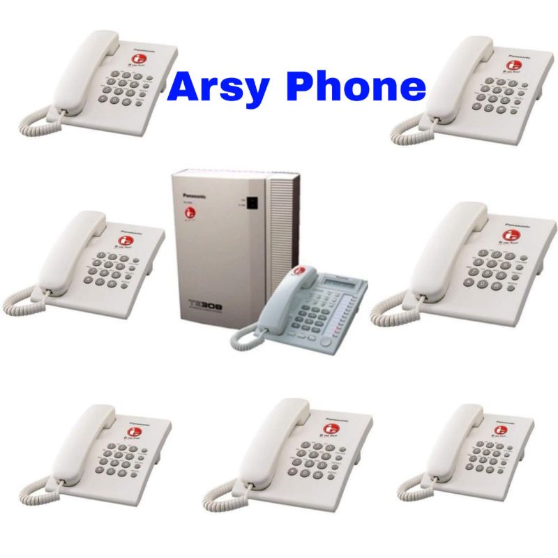 Paket pabx Panasonic Teb 308 Second Bergaransi 3 bulan