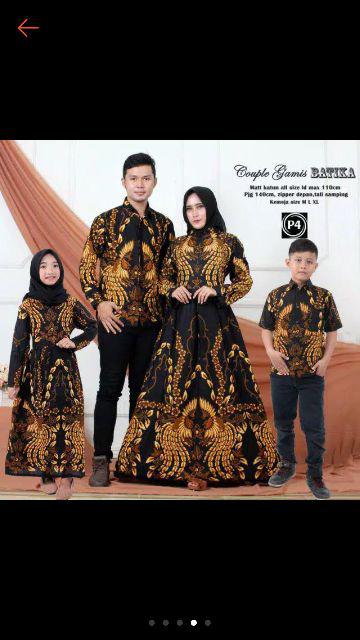 Maura Couple - Sania Ruffle Batik Couple Ori Ndoro Jowi Garansi Termurah Shopee - Batik