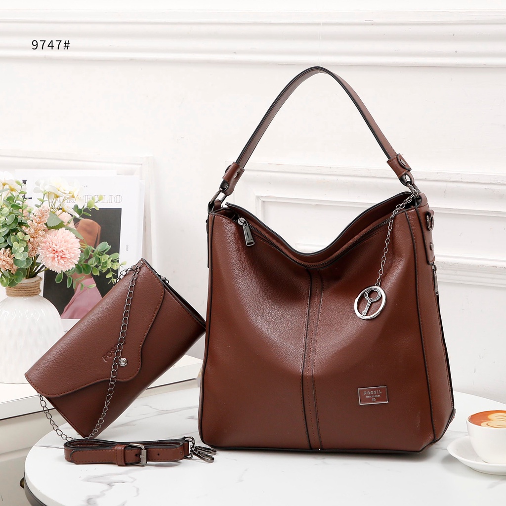 Tas Leather With SlingBag Hobo Shoulder Bag #9747