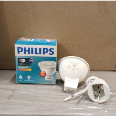 LAMPU HALOGEN LED SPOT PHILIPS 4.5 WATT 4.5WATT 4.5 W 220V LAMPU MR16