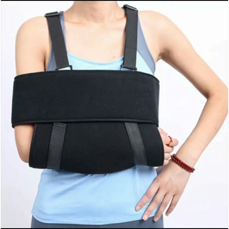 adjustable arm sling shoulder support with bandage, arm and shoulder immobilizer