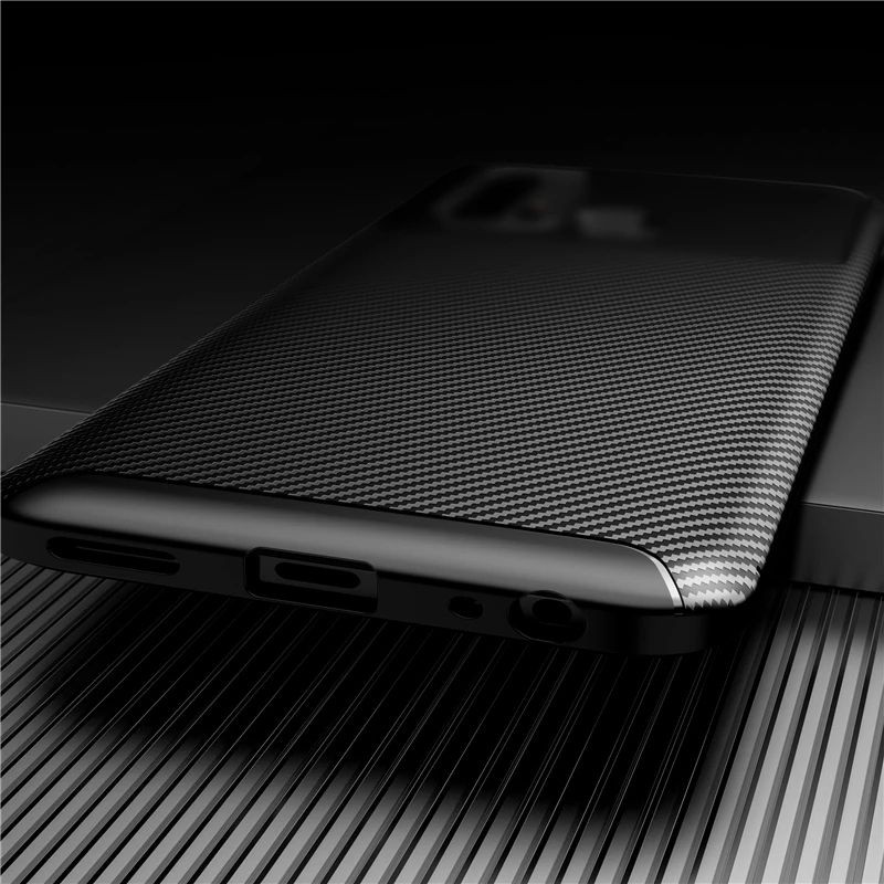 Case Carbon OPPO A5 2020 / A9 2020 - Softcase Karbon Auto Focus Slim Fit TPU Casing Cover Original