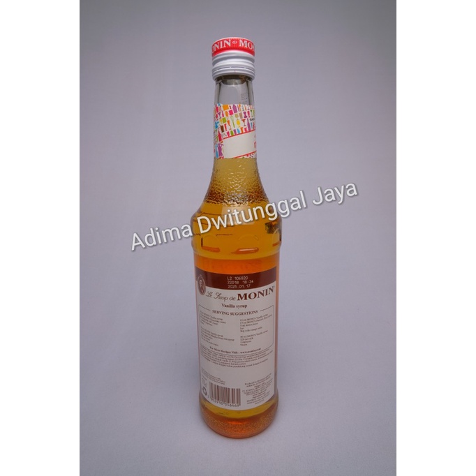 Monin Vanilla Syrup / Sirup Monin Vanila 700ml