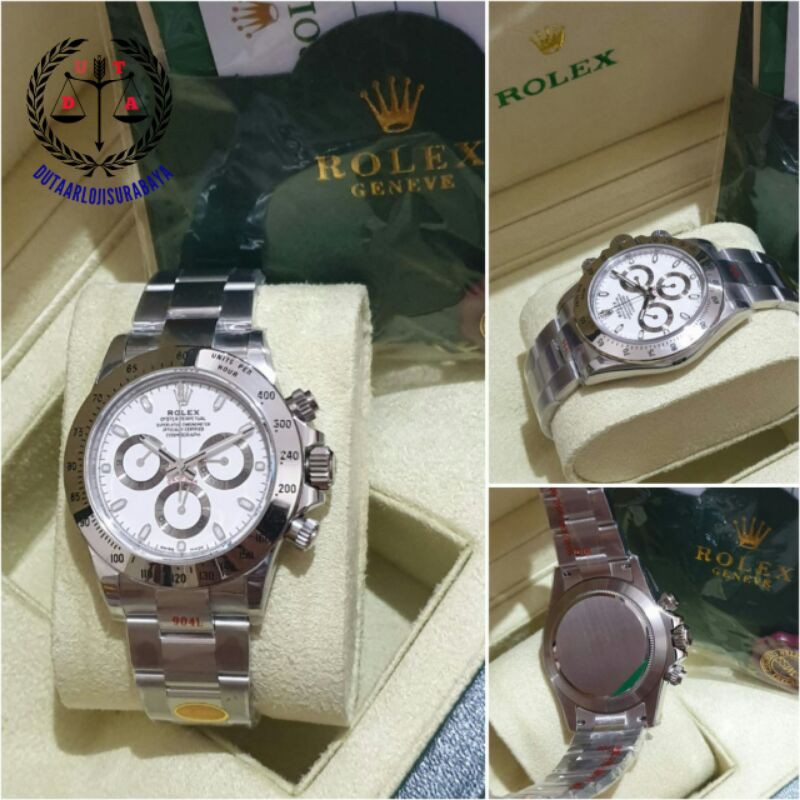 JAM TANGAN PRIA ROLEX DAYTONA MESIN SWISS ETA