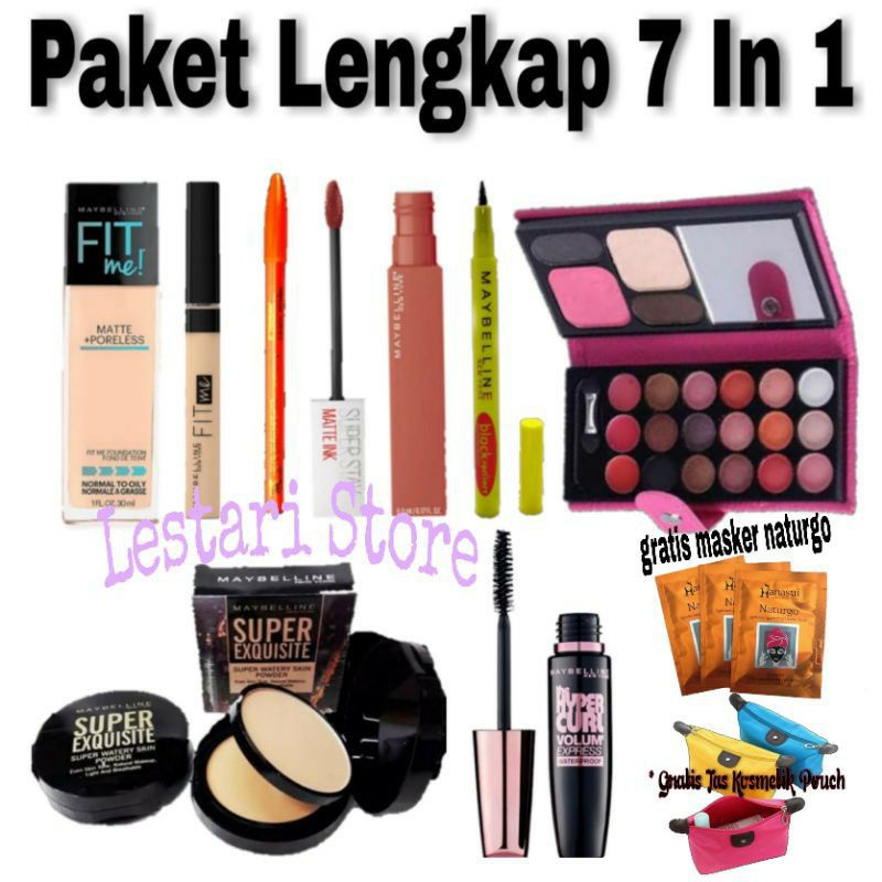 Paket Kosmetik Lengkap / Paket Kosmetik Murah / Paket Kecantikan / Makeup / Kosmetik / Kecantikan / 
