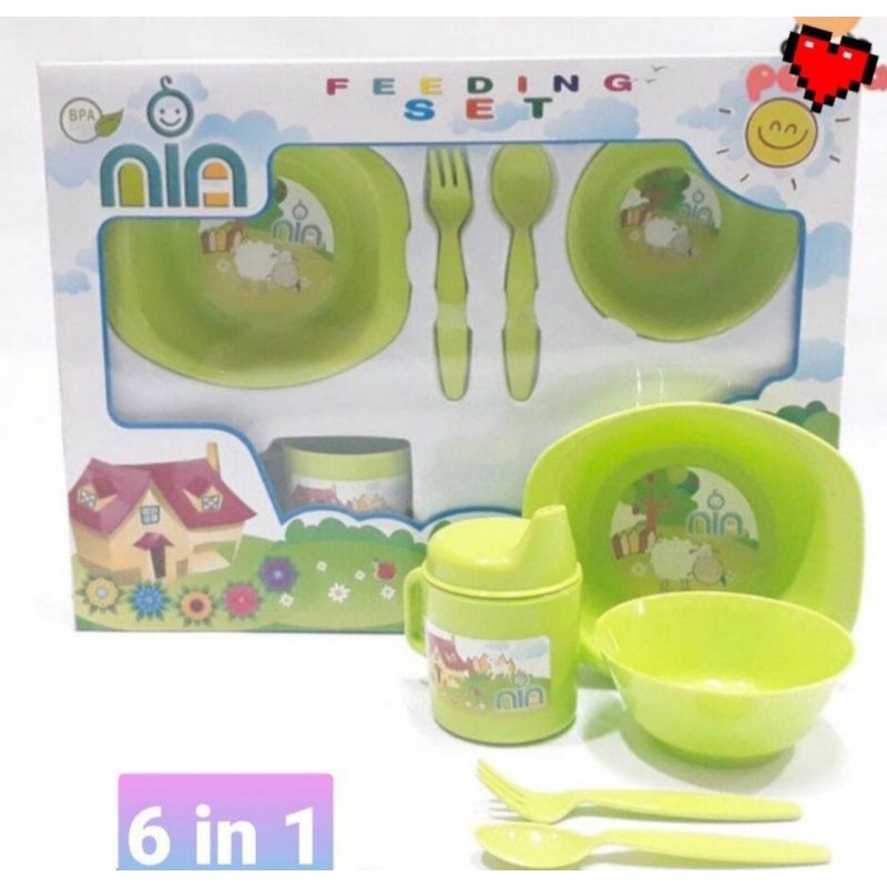 Kado Perlengkapan Makan Baby Set 7 in 1