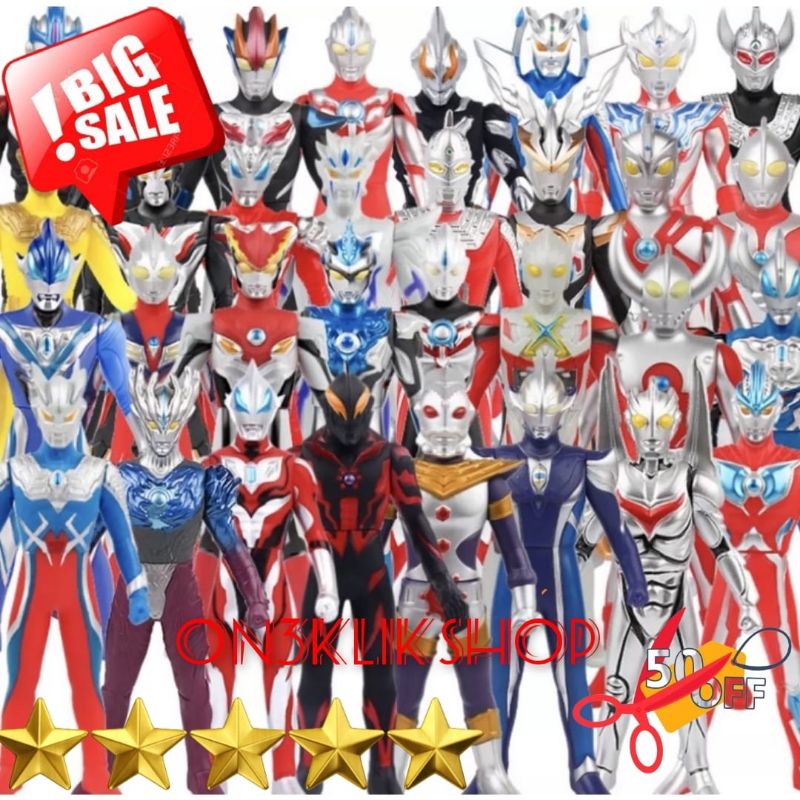 Action figure Ultraman Geed Ultraman Ace Ultraman Z 23cm dll murah cocok buat kado
