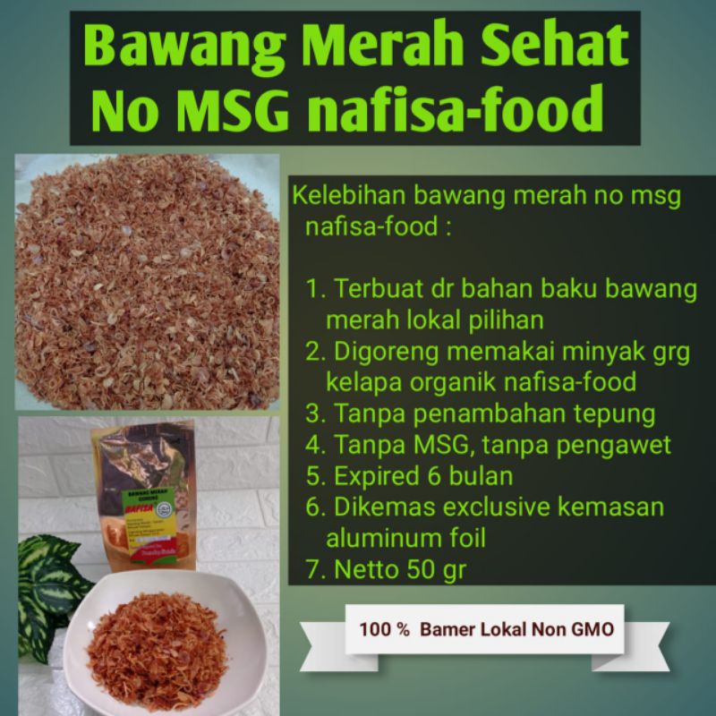 

Bawang merah goreng sehat nafisa food