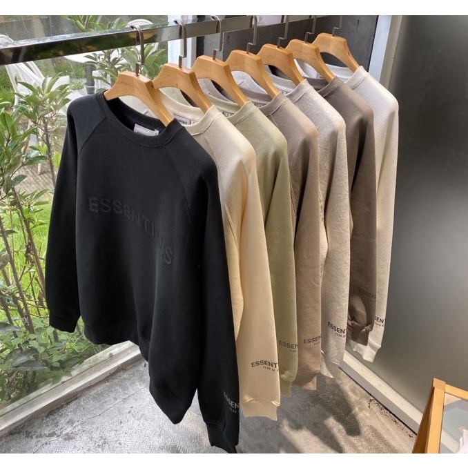 FEAR OF GOD Essentials Logo Pullover Sweatshirt SS20 Termurah