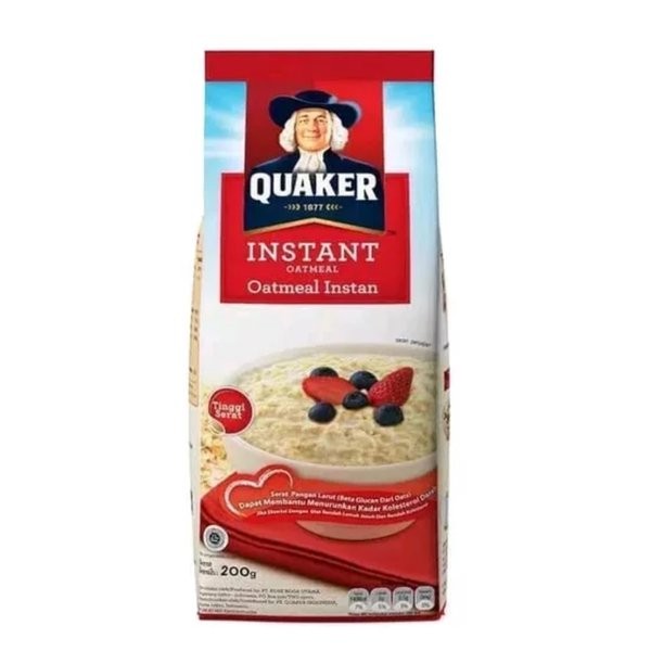 

Quaker / Quacker Oat Meal Instant Merah 200 gr