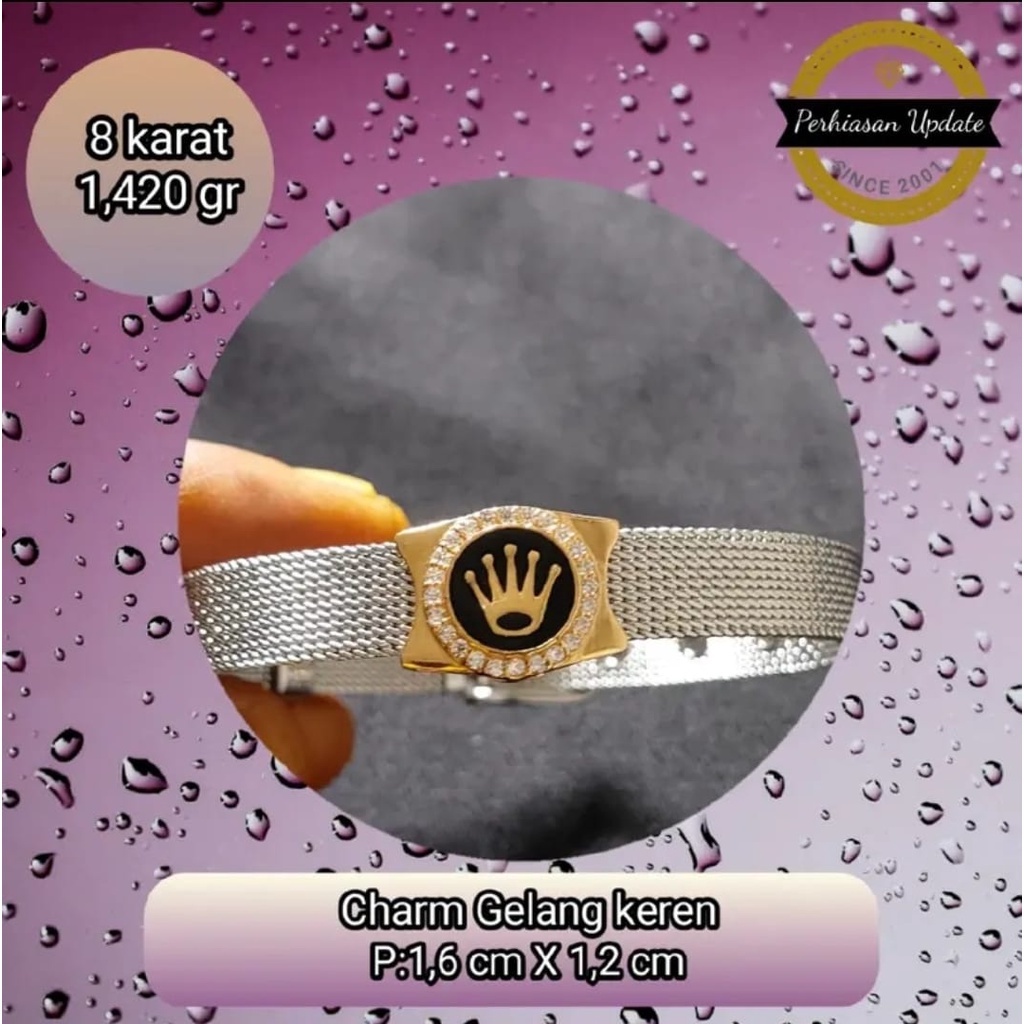 Gelang Emas Charm